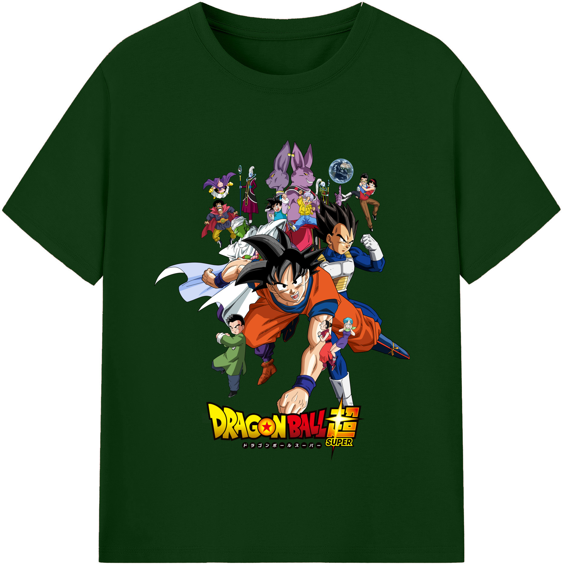 （画像用） ドラゴンボール DRAGON BALL 綿100％半袖Tシャツ（フロントプリント）